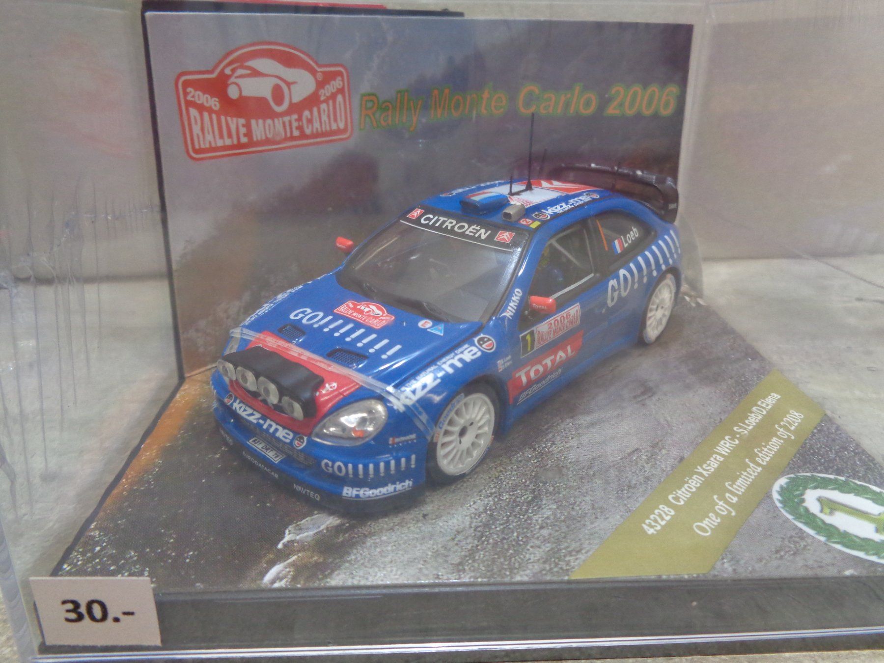 Citroën Xsara WRC 2006 Loeb – IXO 1/43, Modèle Rallye Monte-Carlo, Boîtier Inclus