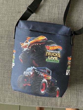 Borsa a tracolla Hot Wheels Monster Trucks per bambini