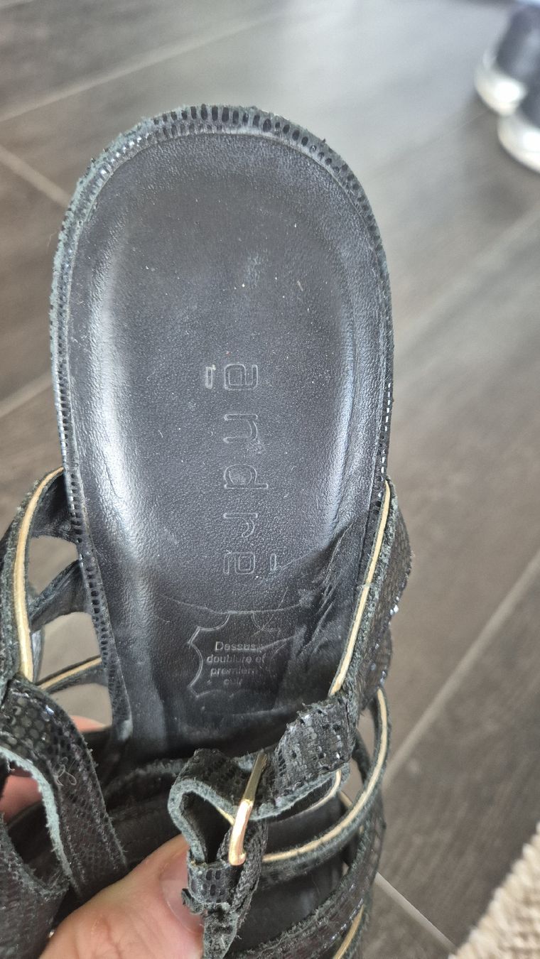 André Scarpe da donna: André Black Sandals High Heels Size 38 – Usato da Wallisellen venduto da Camcha 3