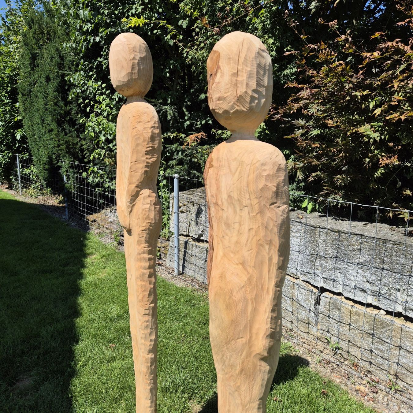 Sculptures & Statues: Holzskulptur "Silent Talk" – Neuf (Voir description) à Ottenbach par WoodGallery 6