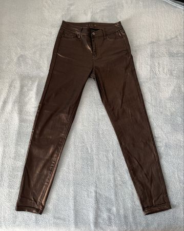 Shiny Brown VILA Pants - Perfect for Fall!