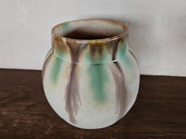 Vase des années 50 en céramique émaillé - hauteur 12 cm