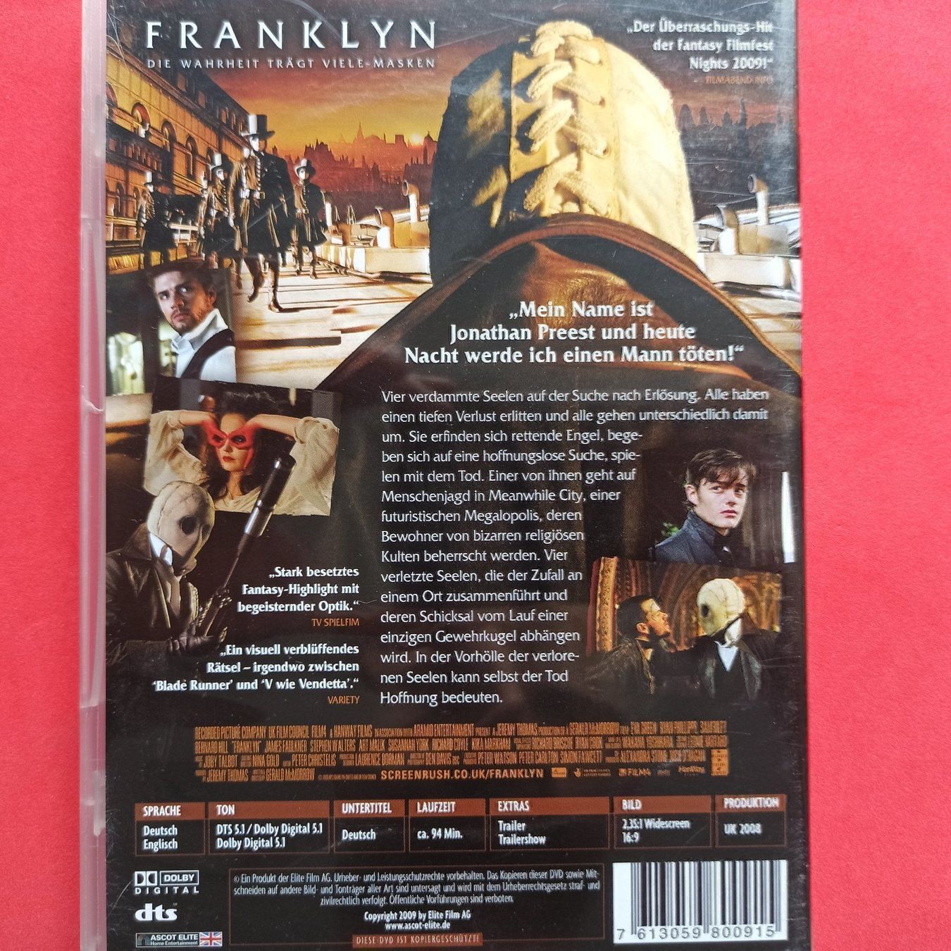 Tutti i DVDs: Franklyn – Usato da Dübendorf venduto da kb86_MOVIE 1