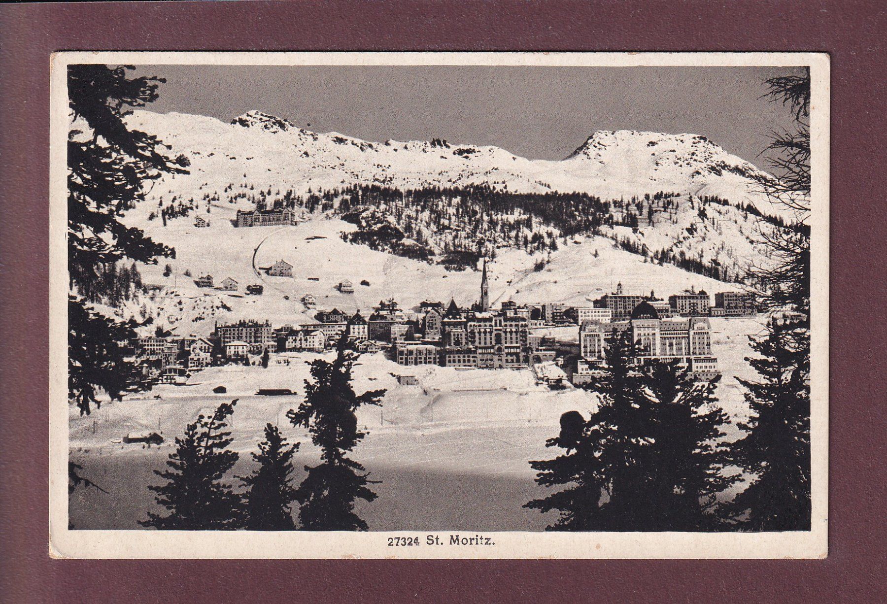 Cartoline postali: ST. MORITZ – Usato da Pully venduto da nicecards