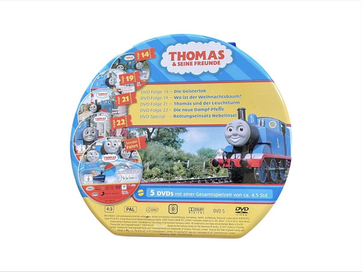 Tutti i DVDs: Thomas & seine Freunde DVD-Sammlung in Blechbox – Usato da Luzern venduto da woti-shop 1
