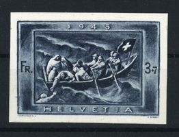 1945, Einzelwert  aus dem Spendenblock, W21A, SBK 100.– **