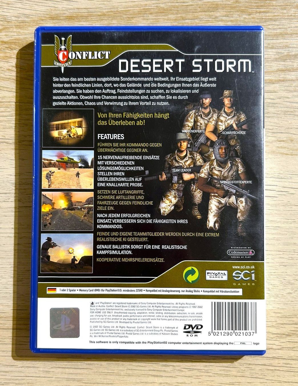 Sony Giochi: Conflict Desert Storm PS2 – Usato da St. Gallen venduto da Alpine.Arcade 1