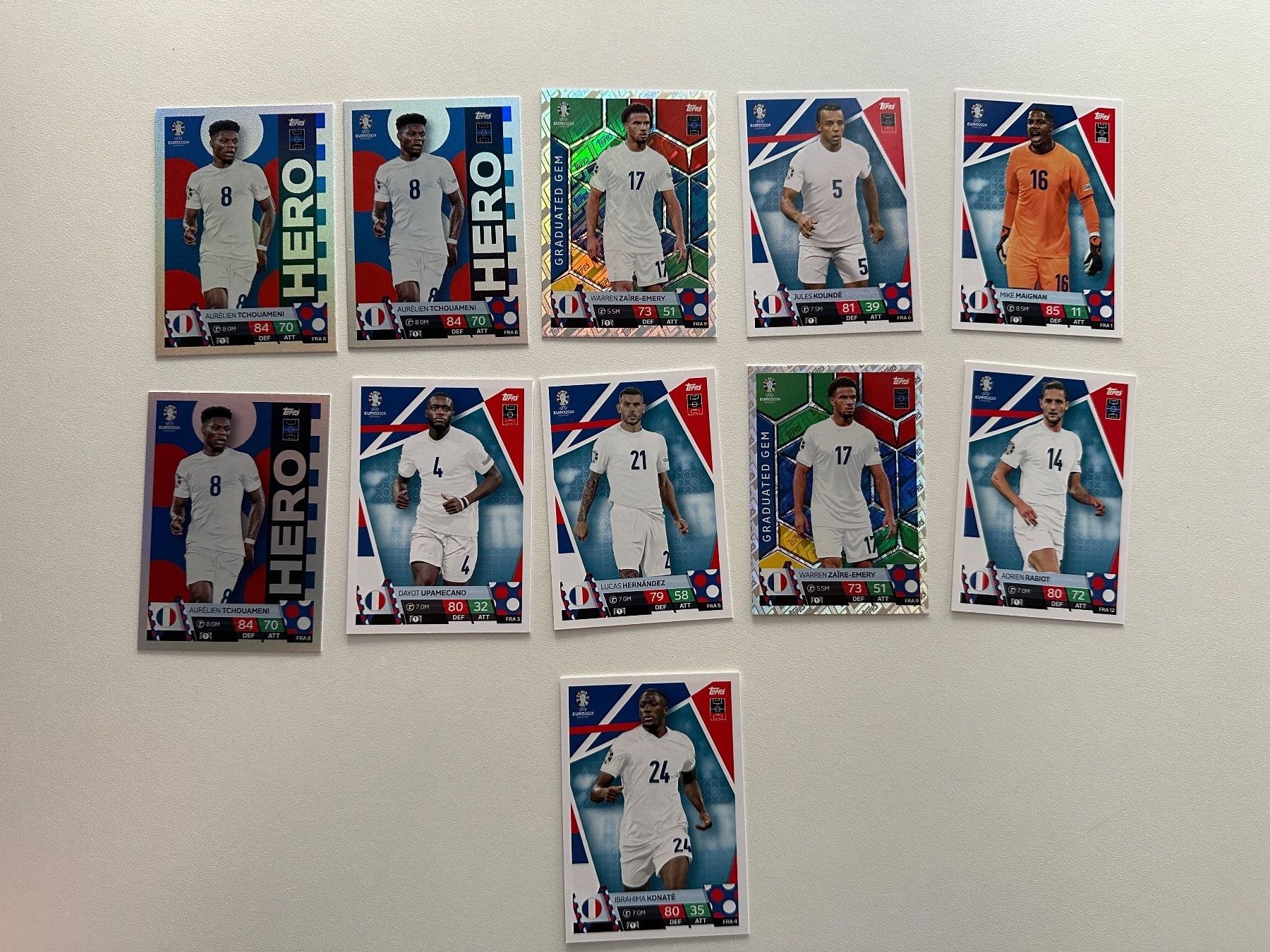 Topps Sammelbilder & Trading cards: Topps EM Karten Frankreich – Neu (gemäss Beschreibung) aus Binningen von joe_6bf6