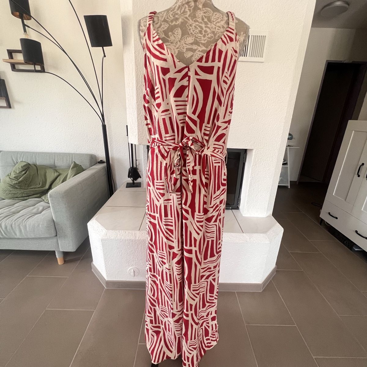 Tute: Jumpsuite rot/beige Gr. 40 NEU – Nuovo e nell'imballaggio originale da Seon venduto da Sunny-Schmuck78
