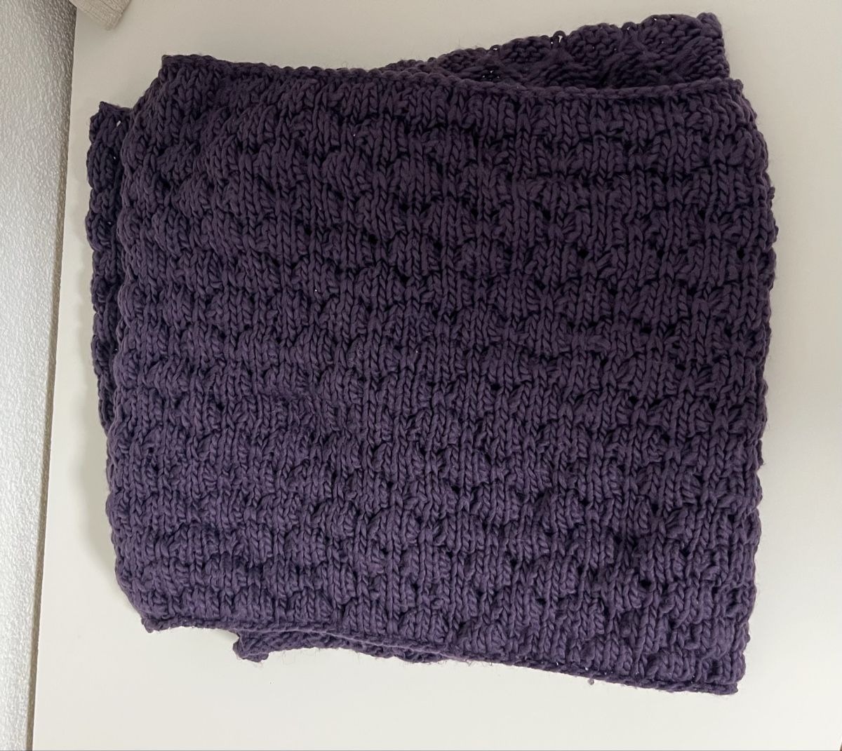 Foulards & écharpes: Warmer Winter-Schal, Strick, Lila – D'occasion à Möhlin par eny_lsk7 1