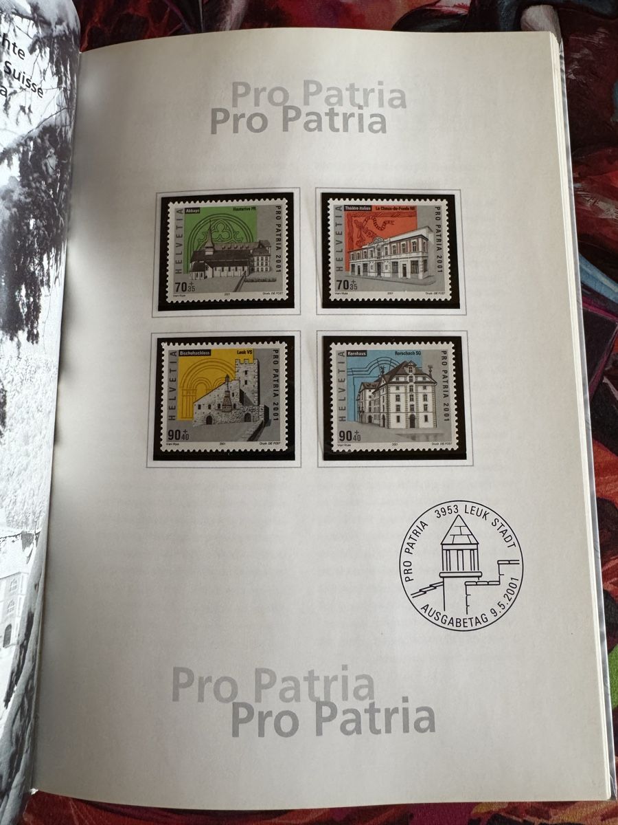 Alle Briefmarken: Schweizer Briefmarken Jahrbuch 2001 komplett postfrisch – Gebraucht aus Leutwil von Jaxon_withXx 4