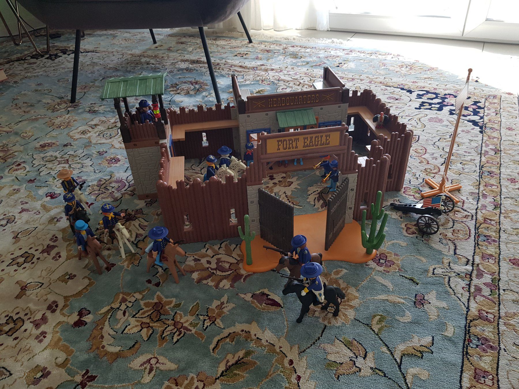 Playmobil Giocattoli: Playmobil 7936 "Fort Eagle" 2000er Jahre – Usato da Gutenswil venduto da rolfsimmen31
