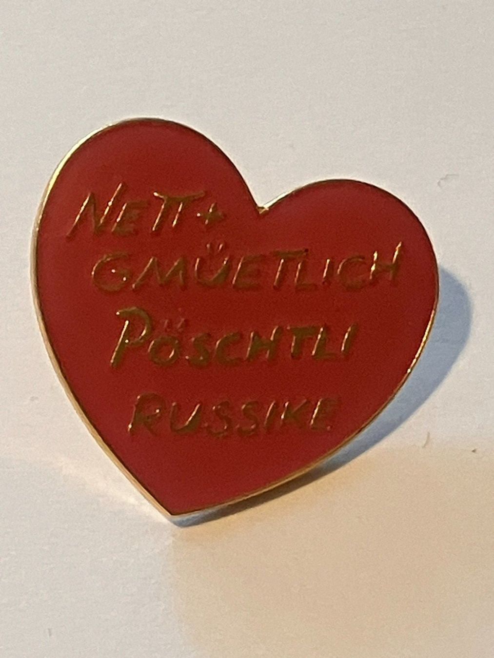 Placchette & Badge: 1 Pin Pöschtli Russike – Usato da Basel venduto da djwwpp