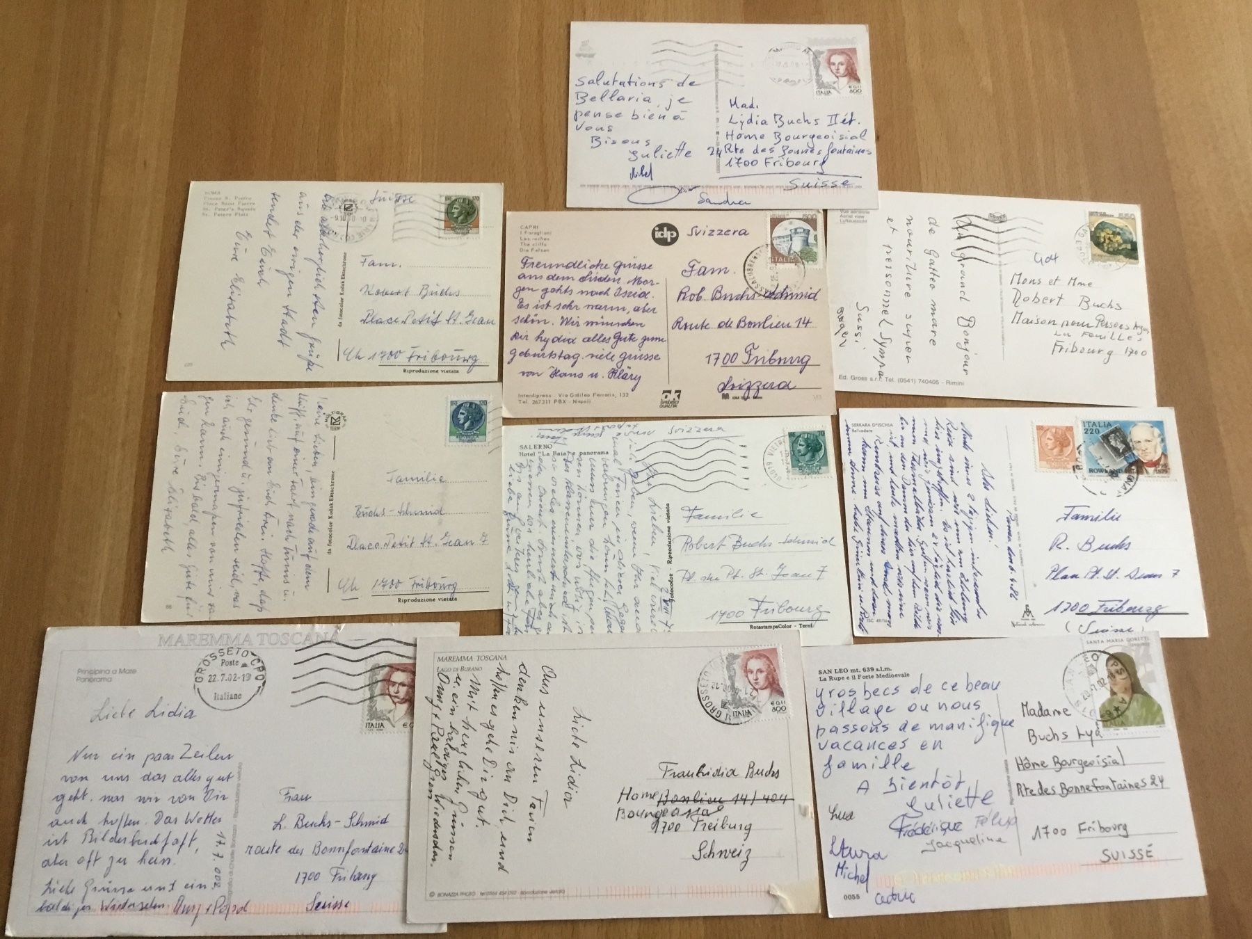 Cartoline postali: 10 antike Postkarten aus Italien – Usato da Kerzers venduto da Georges3210 1