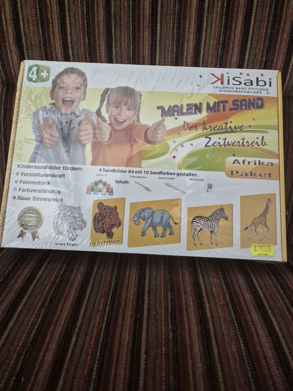 Kit bricolage: Malen mit Sand  – Nuovo e nell'imballaggio originale da Wettingen venduto da mus_gsb5