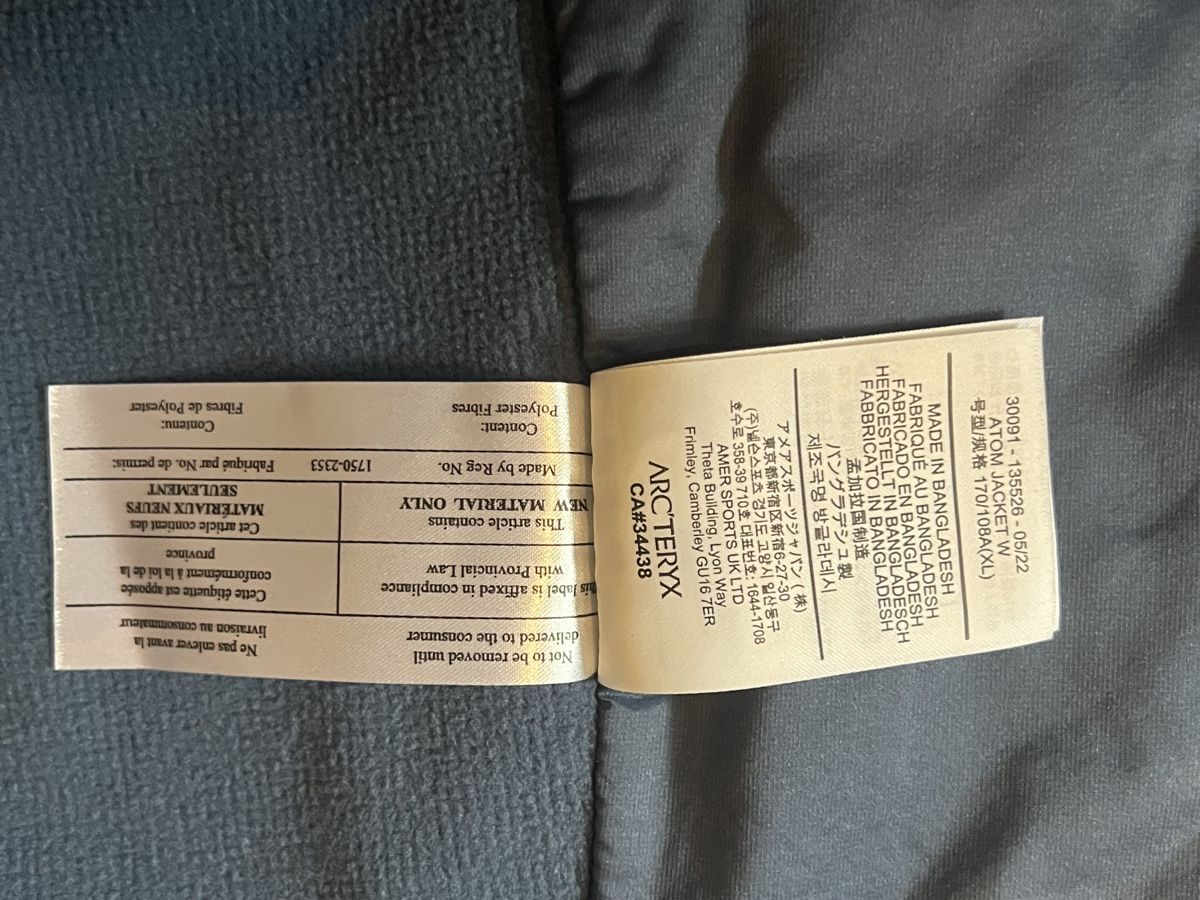 Arcteryx Jacken: Arc'teryx Damen Atom Jacket XL – Gebraucht aus Biglen von Tschumi777 3