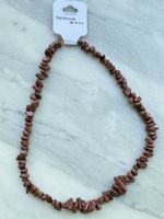     Goldfluss Edelsteinkette 40 cm | Edelring