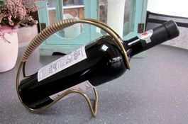 Mid Century Weinflaschenhalter Draht 50/60er Jahre