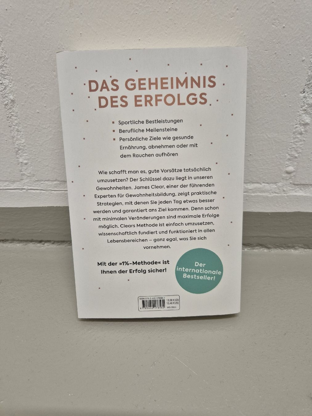 Bücher: Buch: Die 1% Methode / James Clear – Gebraucht aus Niederbipp von rainbow1003 1