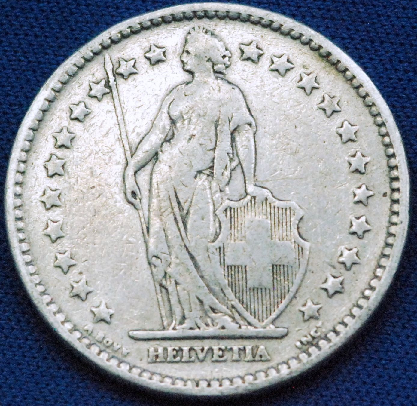 Alle Münzen: Silberner 2.- Jg. 1909, Rar – Gebraucht aus Mühlethal von sowato 1