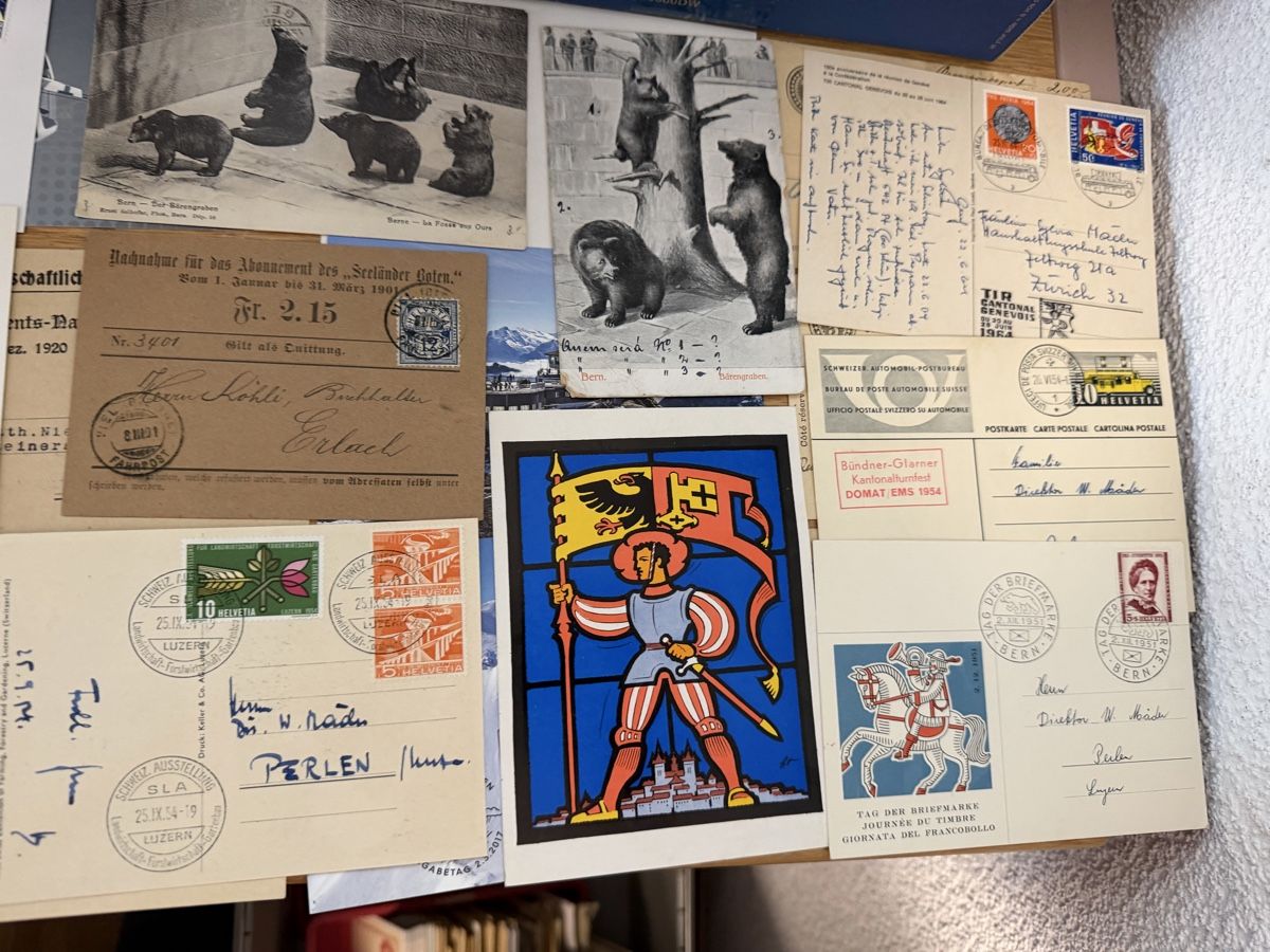 Cartoline postali: 80 PK/AK und Maximumkarten Schweiz ab Alt – Usato da Murgenthal venduto da Tina_4055 7