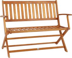 Gartenbank Holz klappbar 2-Sitzer 120x60 cm