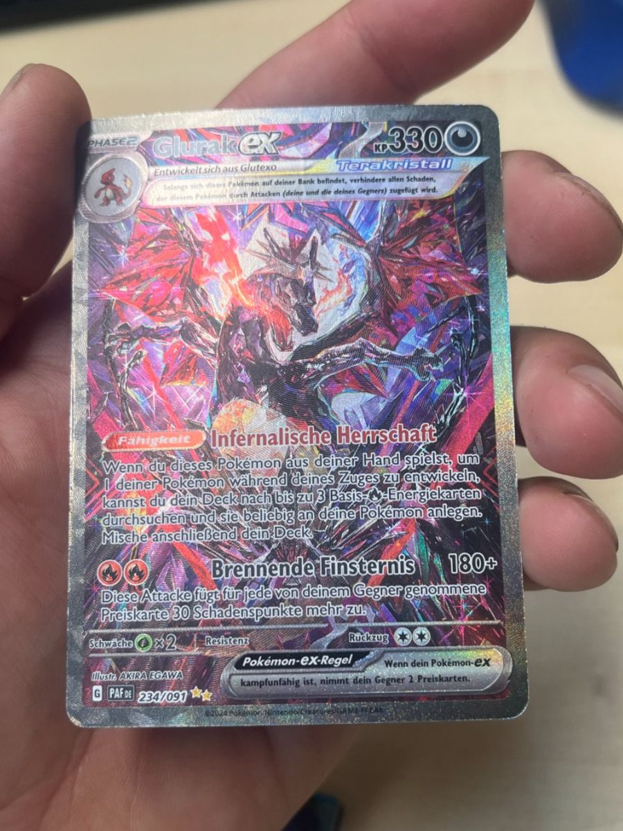 Pokémon Carte collezionabili: Glurak ex 234/091 Paldeas Schicksal – Usato da St. Niklaus VS venduto da tru_vj5x