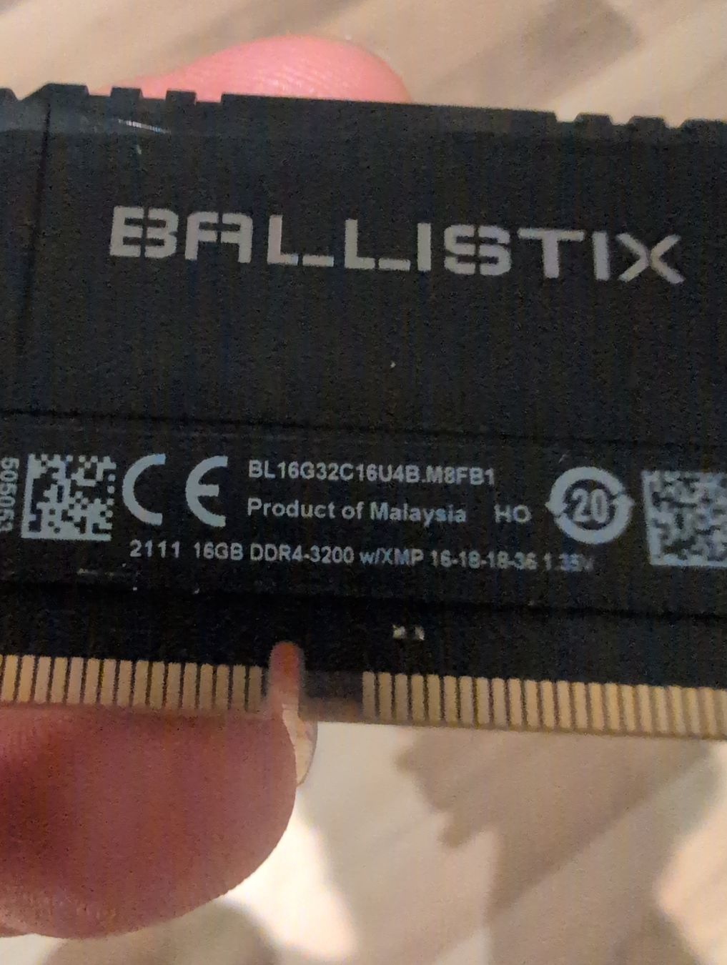 Crucial Memoria / RAM: barette RAM 2x16gb – Usato da Vétroz venduto da Aurecot 1