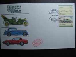 Auto  Tuvalu 1985 FDC Oldsmobile Toronado 1966