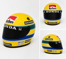 Ayrton Senna Mini Helm Replica Formel 1