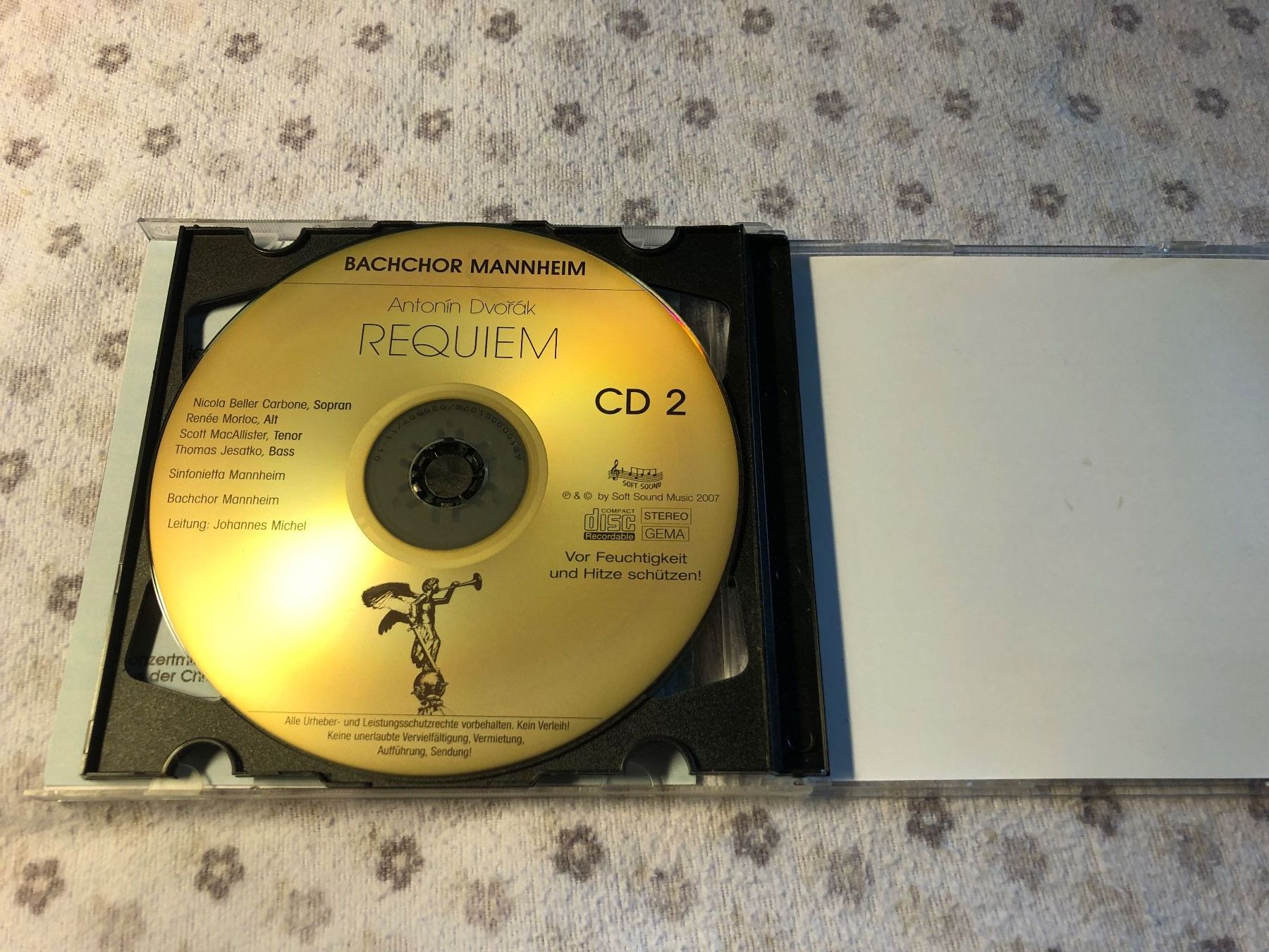 CD: Dvorak: Requiem - Bachchor Mannheim - CD - Klassik – Usato da Schübelbach venduto da Bemafaja 3