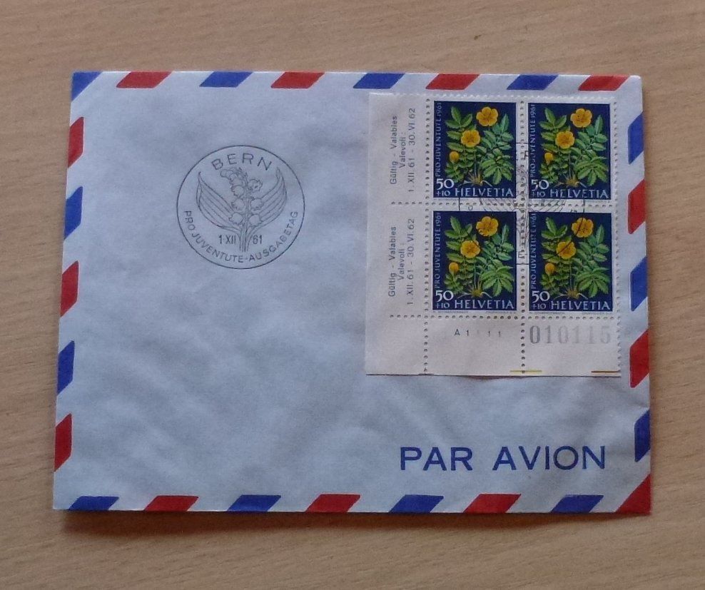 Alle Briefmarken: Lot ++ 5 Briefe Pro Juventute 1961 – Gebraucht aus Walkringen von Casablanca777 3