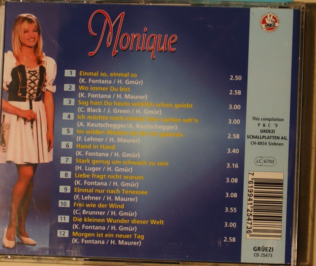 CDs: Monique – Einmal so, Einmal so – Gebraucht aus Luzern von CONTENTI 2