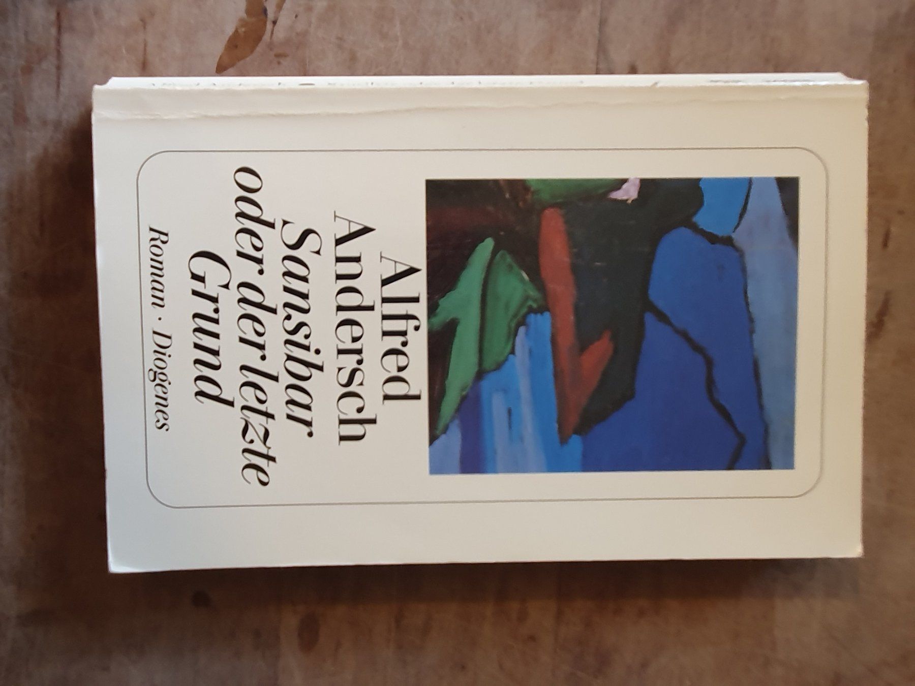 Libri: Sansibar oder der letzte Grund Alfred Andersch Diogenes – Usato da Zürich venduto da loosebone