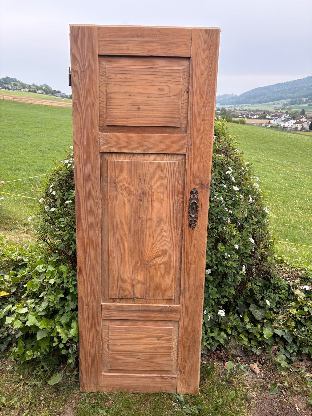 Porte: Antike Schranktüre mit Möbelschild – Usato da Schleinikon venduto da msfwmw2