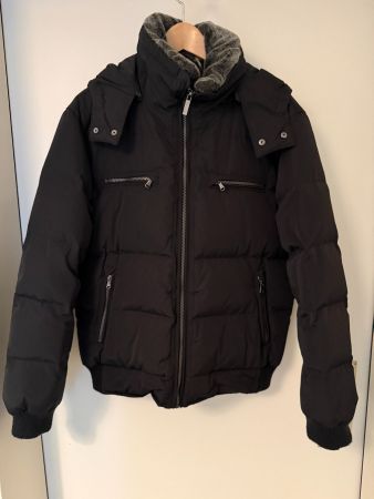 Kenneth Cole New York Herren-Winterjacke schwarz Grösse M