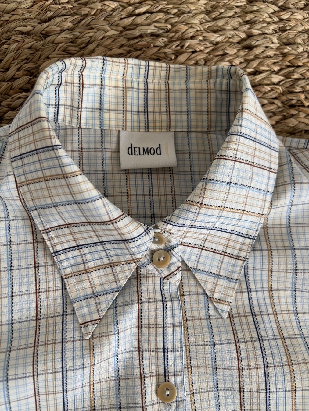 Camicette: Karierte Baumwollbluse Gr 42 – Usato da Laufenburg venduto da VintageMuesli 1