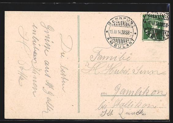 Cartes postales: AK St. Gallen, Rosenberg, 1938 – D'occasion à Berlin par bartko-reher 1