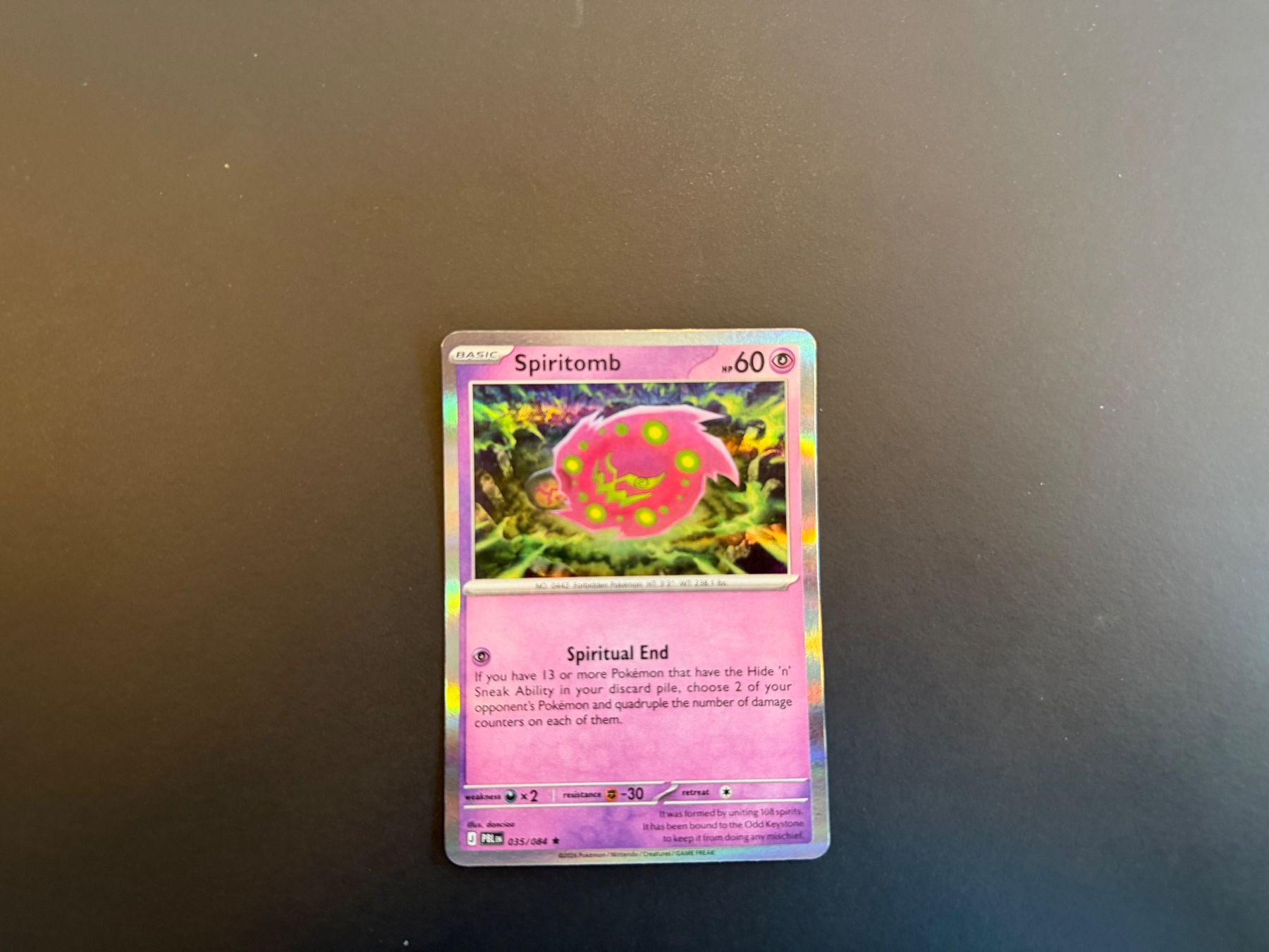 Pokémon Sammelbilder & Trading cards: Spiritombe 035/084 – Gebraucht aus Zürich von mountainwizard00