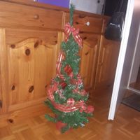 Kleiner, geschmückter Weihnachtsbaum für den Tisch! 54