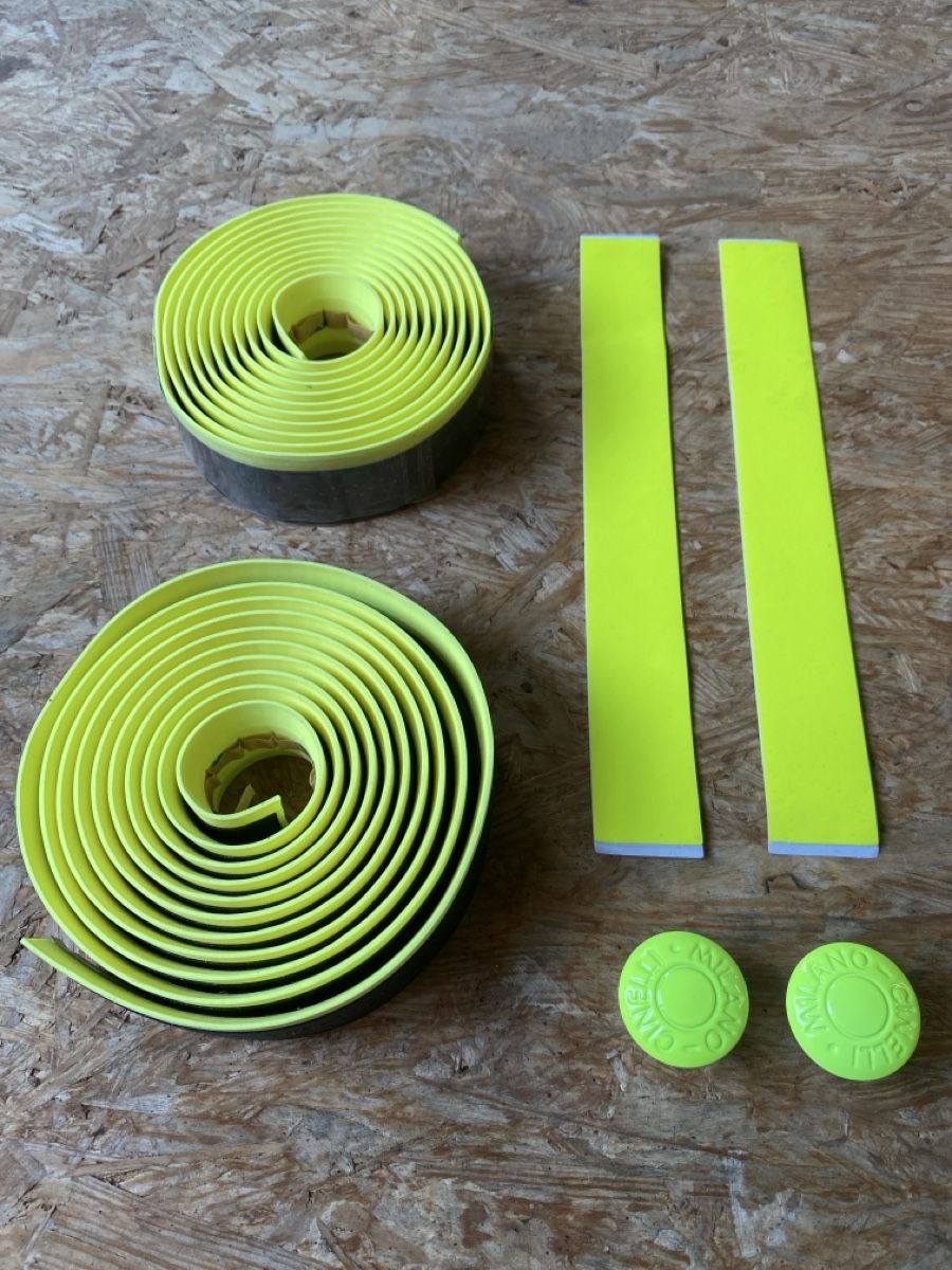 Cinelli Pezzi di ricambio: Cinelli FLUO Lenkerband black yellow – Nuovo e nell'imballaggio originale da Bern venduto da TacTac_Cycling 4