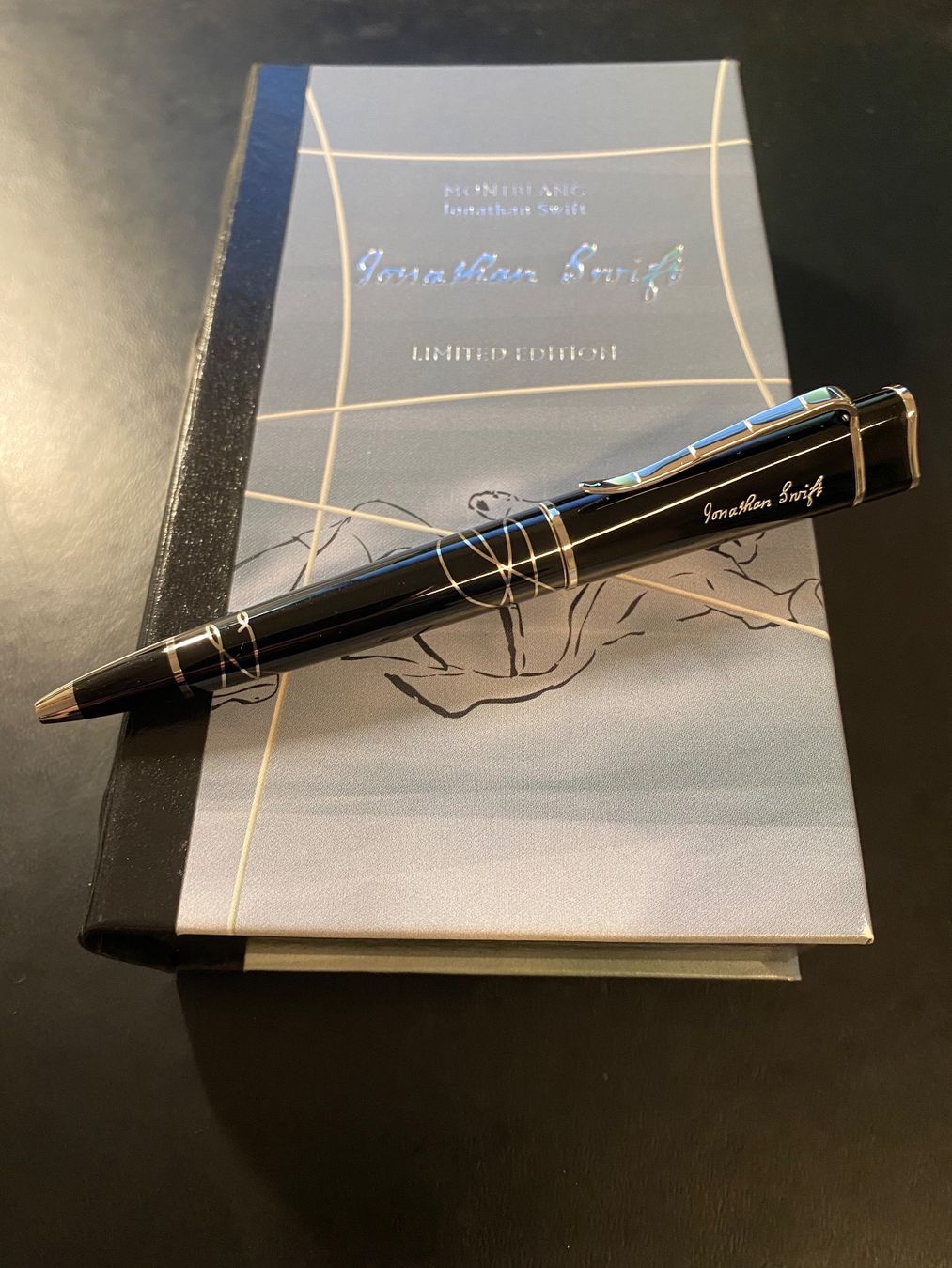 Stifte & Marker: Montblanc Kugelschreiber Jonathan Swift Limited Edition – Gebraucht aus Goldach von benzi71