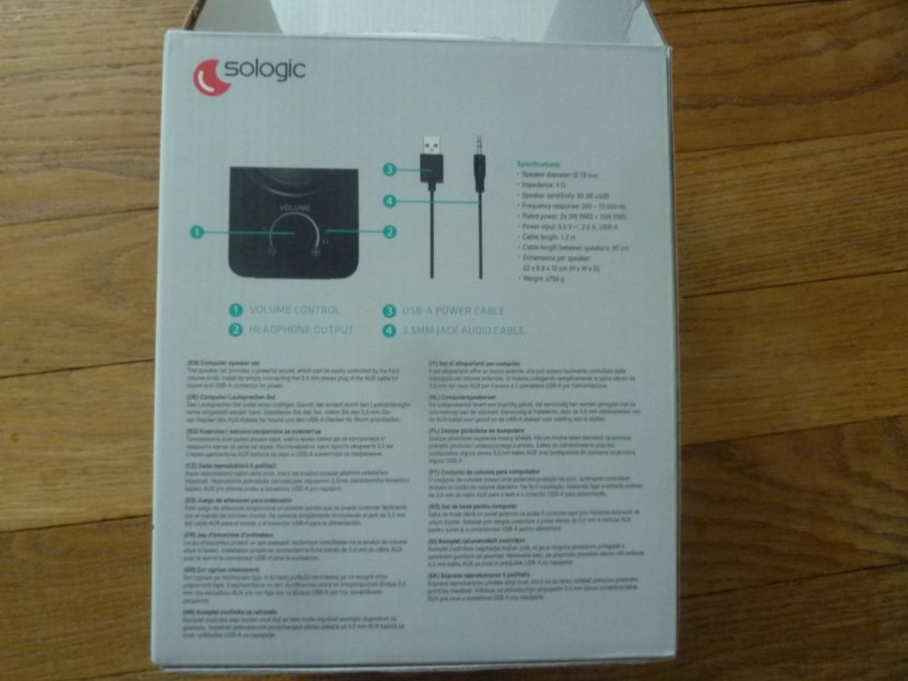 Computer Speaker-Set Sologic Neuwertig (Neu (gemäss Beschreibung)) in ...