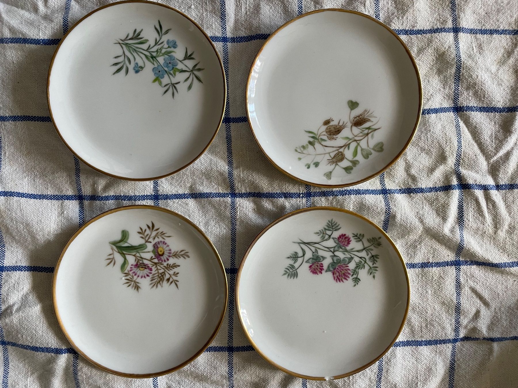 Set di piatti: 4 AK Kaiser Porcelain Plates – Usato da Gutenswil venduto da Bregenzer8610