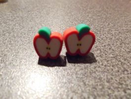 Ohrstecker Apfel