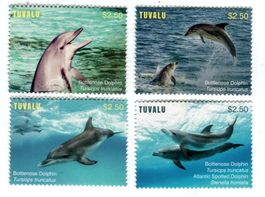Briefmarken "Delfine". Tuvalu.