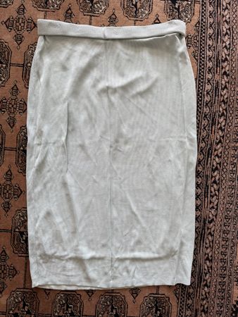 Vintage Mintgrüner Strickrock, Grösse 36, made in Italy