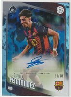 2025-26 Topps UCC Flagship Guille Fernandez Barça Auto /10