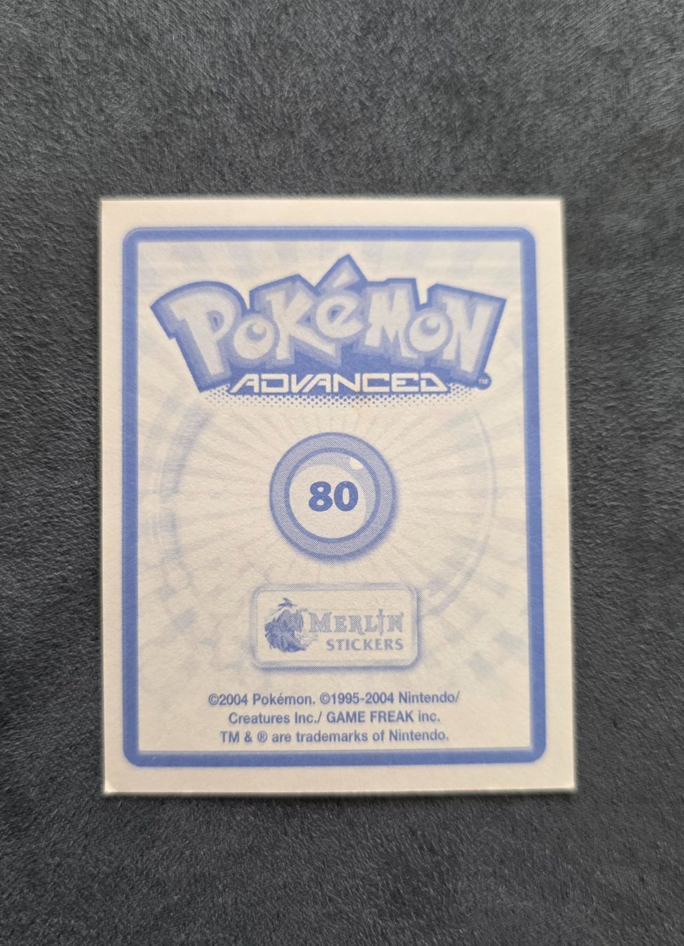 Pokémon Sammelbilder & Trading cards: Pokémon Advanced Merlin Sticker Topps selten – Neu (gemäss Beschreibung) aus Roggwil BE von S_Cards 1