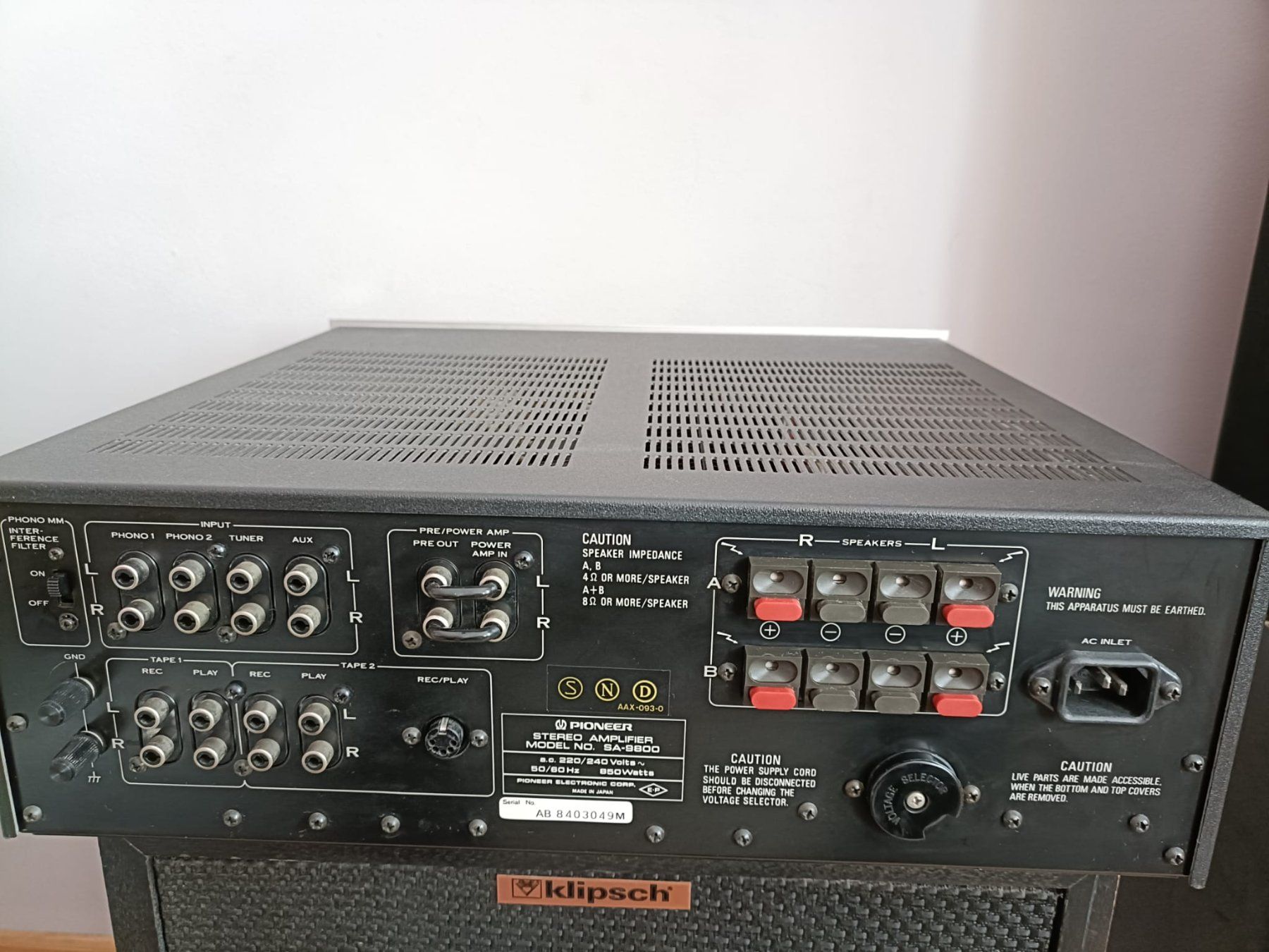 Pioneer Amplificatori: Pioneer SA-9800 Verstärker – Usato da Basel venduto da Threemice 2